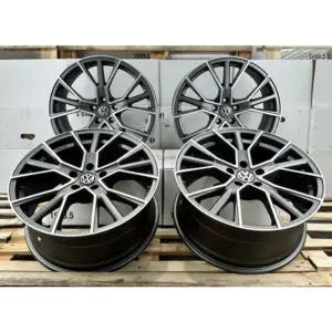 18 Zoll Felgen AF18 grau matt für VW Arteon 3H Passat B5 B6 B7 B8 3C CC Scirocco