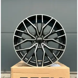 19 Zoll Felgen WH37 schwarz poliert für Mercedes C Klasse W205 S205 C205 A205 2