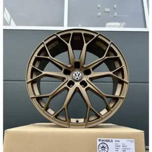 4x 18 Zoll Felgen FF Wheels FF01 bronze für VW Tiguan 1 2 3 CT 5N 5N2 R-Line R 2
