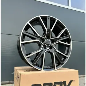 19 Zoll Felgen WH34 Schwarz Poliert für Audi A3 S3 RS3 8P 8V TT TTS 8J 8S Q2 GA 3