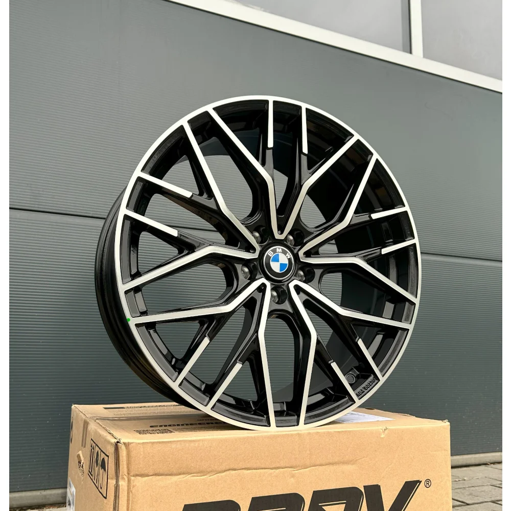 19 Zoll Felgen WH37 schwarz poliert für BMW 4er M440i M440d G22 G23 G26 G4C M