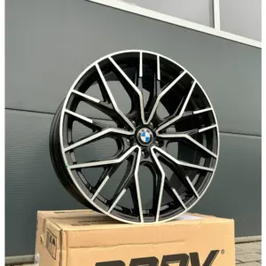 4x 19 Zoll Felgen WH37 schwarz poliert für BMW X3 X4 G01 G02 G3X M Performance