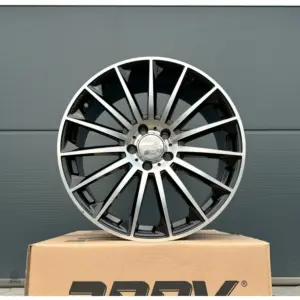 19 Zoll Felgen WH39 schwarz poliert für Mercedes C Klasse W204 S204 C204 204 3