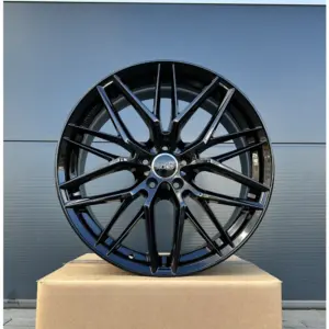 4x 18 Zoll Felgen Damina DM08 schwarz für Audi Q2 Q3 GA 8U 8U1 A8 4E S-Line