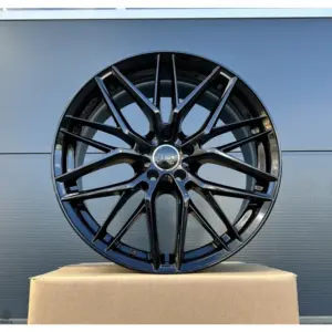 4x 18 Zoll Felgen Damina DM08 schwarz für Audi Q2 Q3 GA 8U 8U1 A8 4E S-Line 2