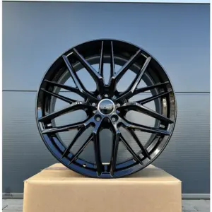 18 Zoll Felgen Damina DM08 schwarz für Audi A4 S4 B6 B7 B8 B81 8E 8H S-Line S