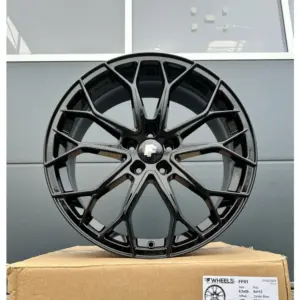 4x 19 Zoll Felgen FF Wheels FF01 schwarz für Skoda Superb 2 3 4 3T Karoq NU RS 2