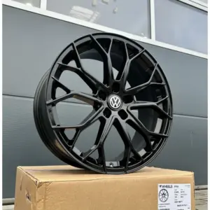4x 19 Zoll Felgen FF Wheels FF01 schwarz für VW Passat B6 B7 B8 B9 3C GTE R-Line 3