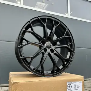 4x 19 Zoll Felgen FF01 schwarz für Audi A4 S4 B8 B81 Q2 Q3 GA 8U 8U1 S-Line S 3